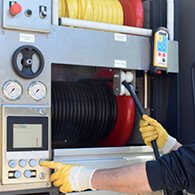 KUTERO – kostensparende Hochdruckspülgeräte für Kastenwagen/Transporter.